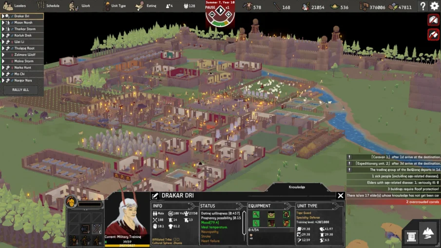 Primitive Society Simulator