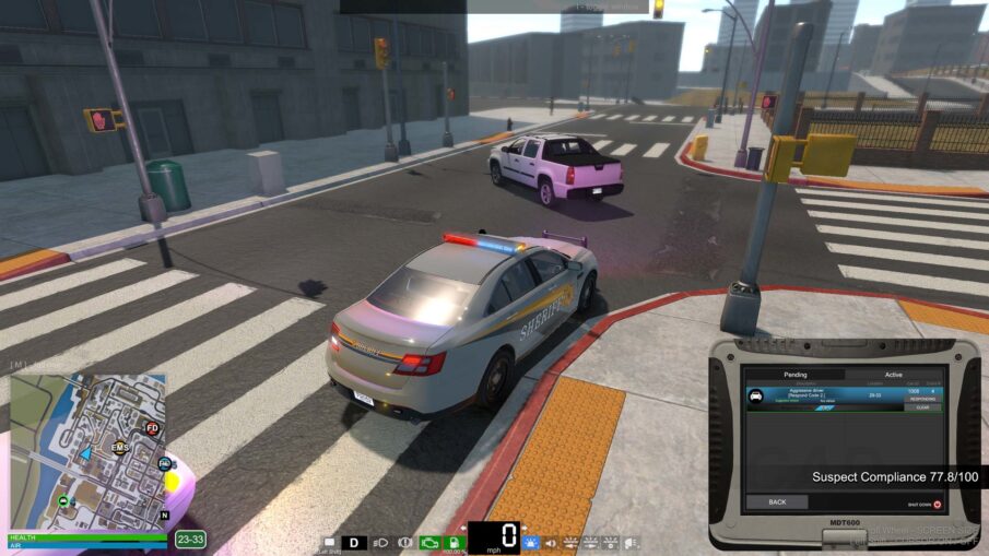 Flashing Lights - Police, Firefighting, Emergency Services