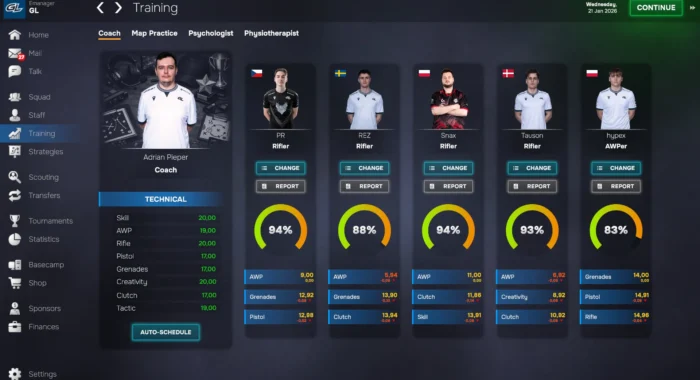 Esports Manager 2026: менеджер киберспорта без эндгейма