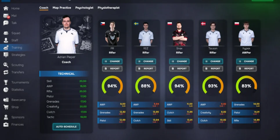 Esports Manager 2026: менеджер киберспорта без эндгейма